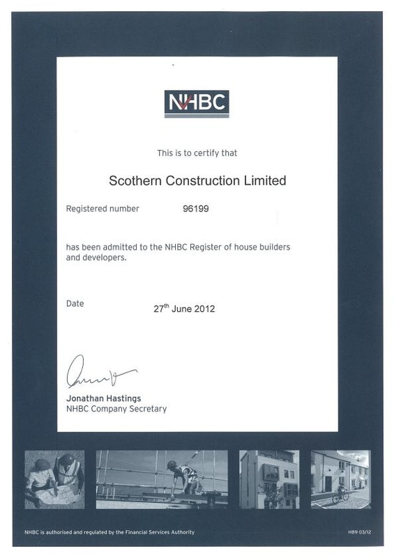 NHBC Certificate